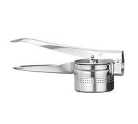 HENDI Schiacciapatate manuale, pressa per purè di patate, passapatate, passaverdure, schiacciapatate per patate, verdure, frutta e limoni, 270x100x(H)95mm, acciaio inox