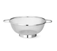 HENDI Scolapasta da Cucina Rotondo ø25,7cm, Colino a Maglia Fine in Acciaio Inossidabile con Base e 2 Manici, Cestello per Pasta, Noodles, Verdure, Frutta e Insalate, Altezza 11cm