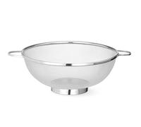 HENDI Scolapasta da Cucina Rotondo ø31cm, Colino a Maglia Fine in Acciaio Inossidabile con Base e 2 Manici, Cestello per Pasta, Noodles, Verdure, Frutta e Insalate, Altezza 12,6cm
