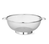 HENDI Scolapasta da Cucina Rotondo ø36,3cm, Colino a Maglia Fine in Acciaio Inossidabile con Base e 2 Manici, Cestello per Pasta, Noodles, Verdure, Frutta e Insalate, Altezza 14,7cm