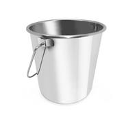 HENDI Secchio con manico, secchio da cucina per alimenti, secchio multiuso in metallo, 10 L, ⌀278x(H)235mm, acciaio inox