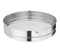 HENDI Setaccio per Farina, Rete Fine, Colino da Cucina Lavabile in Lavastoviglie, ø358x(H)76mm, Acciaio Inox