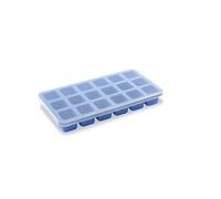 Stampo in silicone per cubetti di ghiaccio con coperchio, 18 mini cubetti.