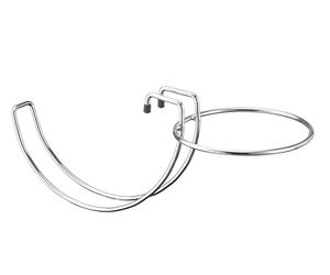 HENDI Supporto da Tavolo per Secchiello da Champagne, Porta-bottiglie in Acciaio Cromato con Protezione in Gomma, Compatibile con Secchielli Portaghiaccio fino a Ø19,4cm, Altezza 19,3cm