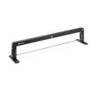 HENDI Taglia pan di Spagna manuale, lama regolabile, taglia torta, affettatrice, livellatrice sega per torte, 620x120x(H)130 mm, acciaio inox, alluminio, nero