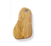 HENDI Tagliere con buco per formaggi in legno d'ulivo, ca. 350x210x(H)18mm