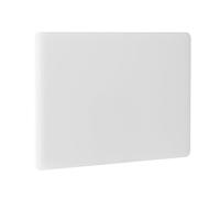HENDI Tagliere, HACCP, entrambi i lati lisci e utilizzabili, riduce al minimo l'opacizzazione dei coltelli, tagliere da cucina, 450x300x(H)10mm, plastica LPDE, bianco