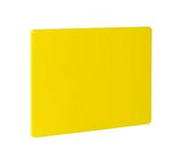 HENDI Tagliere, HACCP, GN1/2, entrambi i lati lisci e utilizzabili, riduce al minimo l'opacizzazione dei coltelli, tagliere da cucina, 325x265x(H)10mm, plastica LPDE, giallo