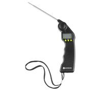 HENDI Termometro digitale da cucina con sonda pieghevole in acciaio inox da 115mm, termometro per alimenti, forno, barbecue, carne, liquidi, display LCD, -50/300°C, 160x55x(H)20 mm, ABS