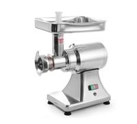 HENDI Tritacarne professionale Kitchen Line 22, 200 kg/h, con tubo di riempimento per salsicce e 2 dischi forati (ø82 mm), 230V/750W, 427x261x(H)486mm, acciaio inox, alluminio