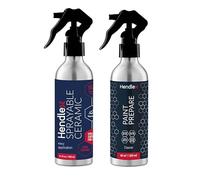 Hendlex Cera Auto con Nanotecnologia Auto - Set Cera per Auto 200ml con Preparazione Vernice, Trattamento Nano Ceramico e Panno in Microfibra per Protezione Carrozzeria