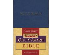 Hendrickson Publishers KJV Gift and Award Bible - Blue (Tascabile)