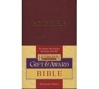 Hendrickson Publishers KJV Gift and Award Bible - Burgundy (Tascabile)
