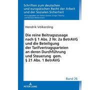 Hendrik Völkerd Die reine Beitragszusage nach § 1 Abs. 2 Nr. (Copertina rigida)