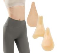 HENGBIRD 3 PCS Invisibili in Silicone per Protezione Intima, Camel Toe Correttore, Camel Toe Shelter Riutilizzabili e Adesive Slip Cameltoe in Silicone per Leggings, Costumi da Bagno e Pantaloni Yoga