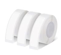 HENGBIRD 3 rotoli 12 mm x 40 mm bianco autoadesivo nastro termico etichette P15 Labels, nastro per etichette Phomemo D30, nastro adesivo carta termica rotolo (160 etichette/rotolo)