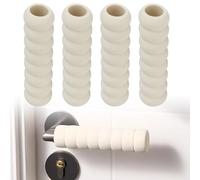 HENGBIRD 4 pezzi paracolpi per maniglia della porta, protezione per maniglia in schiuma per maniglia morbida e flessibile per la protezione di bambini, pareti e mobili (13,5 cmx3 cm)