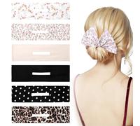 HENGBIRD 6 Pezzi Ciambelle per Chignon Twist Curler Donut Francese Strumenti Strumento per Magico Articolo per Raccogliere Chignon Facile per Capelli Donna Accessori per Acconciature