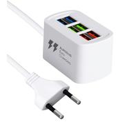 HENGBIRD 6 Porte caricatore usb multiplo, multipresa usb compatta con adattatore usb presa, stazione di ricarica pratica per caricare più dispositivi a casa e in ufficio