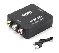 HENGBIRD Adattatore AV a HDMI Convertitore da AV a HDMI 1080P Supporta PAL/NTSC con USB Cavo per PS2 Wii Xbox Gamecube N64 SNES VHS DVD
