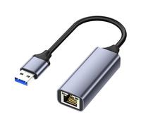 HENGBIRD Adattatore USB LAN 2.0 Ethernet da 1000 Mbps, da USB a RJ45 Gigabit Ethernet LAN, compatibile con Surface, MacBook, laptop, PC con Windows 11/10/8.1/8, macOS, Linux