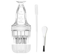 HENGBIRD Applicatore di olio per capelli, massaggiatore per cuoio capelluto, spazzola per massaggio per cuoio capelluto, massaggiatore per capelli con design a sfera, facile da pulire e trasportare