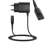 HENGBIRD Cavo di ricarica 12 V 0,4 A per rasoio marrone, caricatore di ricambio compatibile con Braun serie 9 8 7 6 5 3 1 Sowie Trimmer ed Epilatore, rasoio elettrico di ricambio