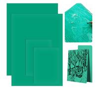 HENGBIRD Linoleum - Set di piastre in linoleum per intagli, timbri fai da te, fai da te e progetti di stampa (2A4 + 2A6)