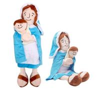 HENGBIRD Peluche Gesù Bambola di Peluche di Gesù Simpatici Giocattoli Religioso Cristo per Bambini Bambole da Letto Regali di Pasqua Battesimo