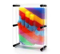 HENGBIRD Pinart Pin Art Board di plastica Pin Art 3D Pin Art Sculpture Pin Art Toy Robusto Ufficio per la casa Large Illustrazioni 3D