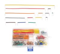 HENGBIRD Set cavi breadboard 560 pezzi ponticelli tipo U 14 lunghezze per piastra breadboard prototipi circuiti di test progetti LED scuola studio ed elettronica DIY