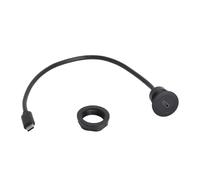 HENGBIRD USB C Recessed Mount Adapter 5Gbps PD60W Quick Charge Short Cable USB Type C 3.0 Male to Female Threaded Fixed Mount Connector Cable, Max 20V 3A, for c Cavo di prolunga USB C 3.0 da 30 cm