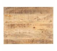 HengCaDa Piano in legno di mango massiccio, 80 x 60 cm, spessore 25-27 mm, per tavolo da pranzo, tavolino da caffè, piano di lavoro, costruzione di mobili, ristrutturazione, fai da te, pannello in