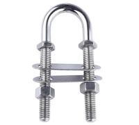 HENGCHUG Accessori Compatible with Barche Marine Acciaio Inossidabile Marine Boat Stern Bow Eye Tie Down U Bullone 5 "Lunghezza