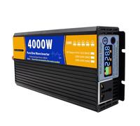 HENGJINGTR 2000W Pure Sine Wave Power Inverter, 12V-72V DC A 120V/240V AC Convertitore 4000 Watt Peak Power Solar Inverter con Display LCD per Casa, Camper, Camion, off-Grid,24v to 240v