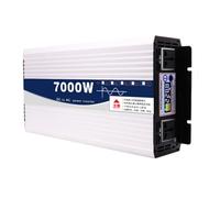 HENGJINGTR 7000 Watt Pure Sine Wave Inverters, DC 12V/24V/48V/60V/72V A AC 110V/220V Convertitore Inverter di Potenza Auto per Casa, RV, Camion, Solare off-Grid con 2 Prese AC,12v to 220v