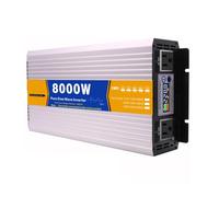 HENGJINGTR 8000W DC 12V/24V/48V/60V/72V Pure Sinus Wave Inverter Charger Split Phase DC Input AC Output 120V/240V Convertitore per Truck Boat/Home/off Grid,72V to 230V 60Hz