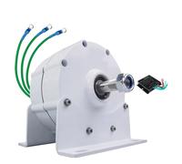 HENGJINGTR Con Generatore A Magnete Permanente Base 1500W-6000W 12V 24V 48V 220V Generatori di Corrente Trifase A Basso Numero di Giri per Turbina Ad Acqua con Mulino A Vento con Controller MPPT,24v