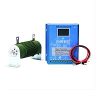 HENGJINGTR Controller di Carica Eolica Solare MPPT 14000W, Caricatore per Turbina Eolica 12V-220V con Generatore Eolico e Scaricatore per Campeggio all'Aperto,220v