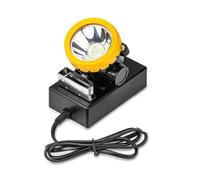 HENGJINGTR Faretto per Minatori per Casco, Luce LED Intrinsecamente Sicura a Prova di Esplosione da 1200 Lumen, Lampada da Casco Impermeabile IP67 per Miniera (Giallo)