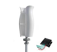 HENGJINGTR Generatore Eolico da 4500W - Turbina Eolica a ASSE Verticale a Basso Rumore 12V 24V 48V per Barche, Gazebo, Camper (Include Regolatore di Carica),12v