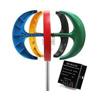 HENGJINGTR Generatore Eolico Verticale a Bassa velocità 2M/S 12V 24V 14000W Kit Mulino a Vento per Casa, Impresa e Località Remote,220v