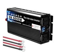 HENGJINGTR Invertere di Potenza 3000Watt DC 12V / 24V / 48V / 60V / 72V al Convertitore AC 110V / 120V Picco 6000W con Display LCD per Il Campeggio E Sistemi Inverter Solari off-Grid,24v to 110v