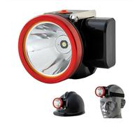 HENGJINGTR Lampada da Miniera montata sulla Testa Impermeabile e antideflagrante, Lampada da Miniera Ricaricabile a Lunga Durata, Faro a LED a Lunga Durata con Luce intensa