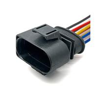 Hengliang Store 8 Spille Auto Olio Ugello Della Valvola A Farfalla 3.5mm Cablaggio Impermeabile Auto Connettore Elettrico Fit for VW 3A0973834 3A0973734 ( Color : 8Pin Male , Size : 1 Pc With 15cm Wir