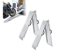 HENGMEI 2X Rampe di Carico Pieghevole per Moto, Scooter, Quad, Trattorino, Furgone, Carrello Carico Massimo 200kg per Rampa