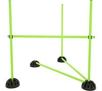 HENGMEI Agility Grid Set di barre per saltare Set per ostacoli e allenamento per ostacoli (verde)