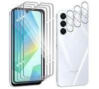 Hengnewro 3 Pezzi Vetro Temperato per Samsung Galaxy A16 5G Pellicola Protettiva Accessori con 3 Pezzi Cover Protezione Pellicola Fotocamera,HD Chiaro, Durezza 9H