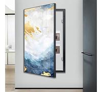 Hengqiyuan Scatola Elettrica Contatori Copertura Scatola di Distribuzione Contatore Flip Quadro Elettrici Contatori per Pittura Nascondi Dipinti Decorazione,D,40 * 60cm