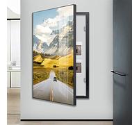 Hengqiyuan Scatola Elettrica Contatori Copertura Scatola di Distribuzione Contatore Flip Quadro Elettrici Contatori per Pittura Nascondi Dipinti Decorazione,E,50 * 70cm